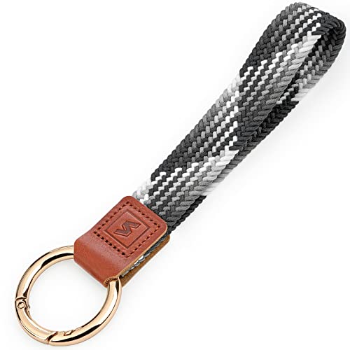 SENLLY Schlüsselband Handschlaufe Schlüsselanhänger kurz Lanyard, Hergestellt aus Hochwertigem Superweichem Nylon Gewebe von SENLLY