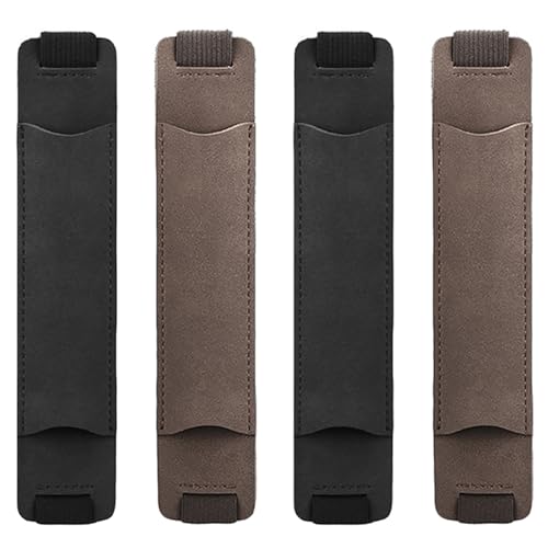 SENRISE 4 x verstellbarer elastischer Stifthalter, PU-Leder-Stifthülle, abnehmbare Tasche, Tagebuch, Stifthalter für elastische Lesezeichen, Notizbuch, Hardcover, Tagebuch, Abschlussgeschenk, Schwarz SENRISE 4 x verstellbarer elastischer Stifthalter, PU-Leder-Stifthülle, abnehmbare Tasche, Tagebuch, Stifthalter für elastische Lesezeichen, Notizbuch, Hardcover, Tagebuch, Abschlussgeschenk, Schwarz von SENRISE