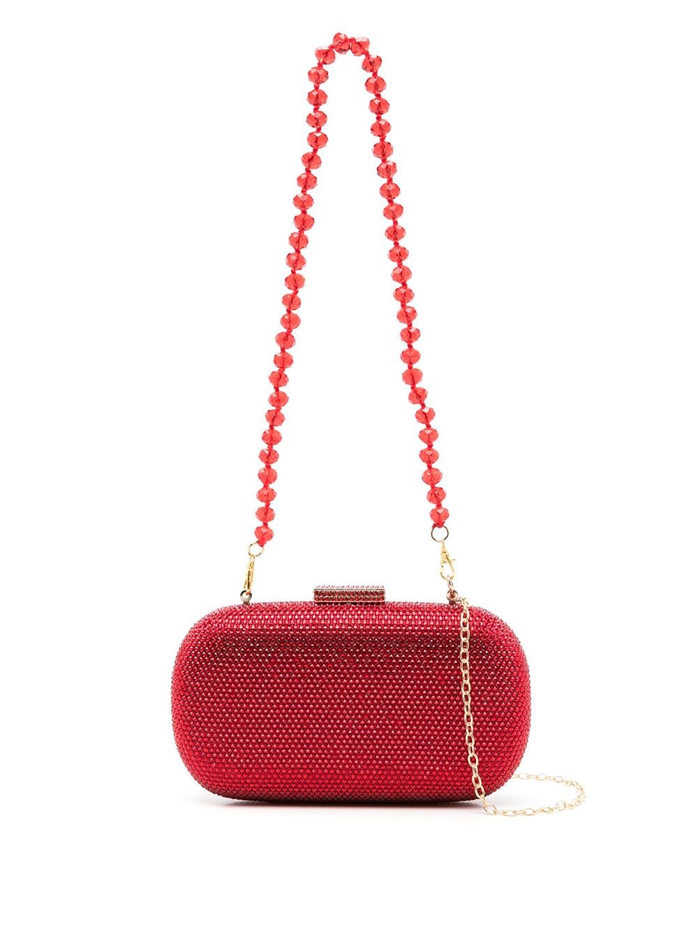 SERPUI Clutch mit Strass - Rot von SERPUI