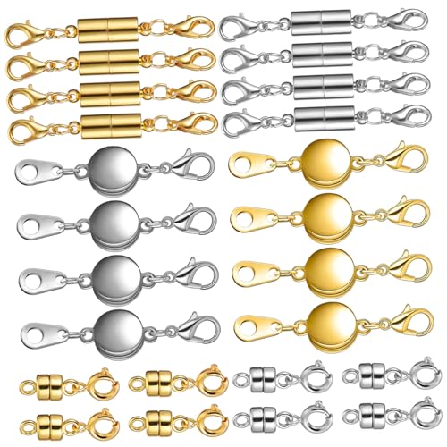 SEWACC 24stücke Magnetische Halskettenverschlüsse Stabile Schmuckverschlüsse Und Einfach Zu Bedienen Für -armbänder Und Halsketten SEWACC 24stücke Magnetische Halskettenverschlüsse Stabile Schmuckverschlüsse Und Einfach Zu Bedienen Für -armbänder Und Halsketten von SEWACC