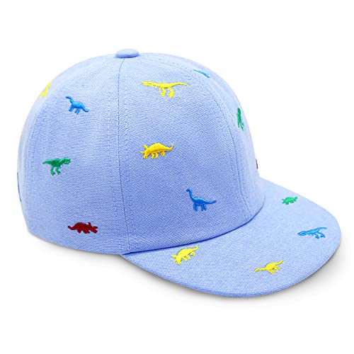 SEYUFN Dinosaurier Cap Kinder Sonnen Frühling Einstellbar Kleinkind Kinder Baseballmützen Stickerei im Freien Sommerhut Mädchen Jungen (6-12Monate, Blau) von SEYUFN