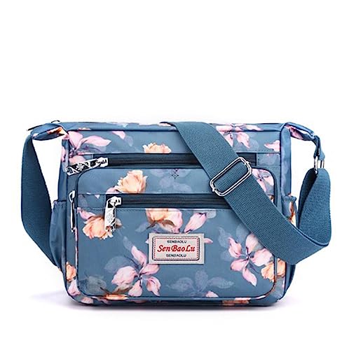 SHEBUYLLI Crossbody Bag Damen, Damen Cross-Body Taschen Damen Handtaschen Schultertaschen mit Verstellbarem Gurt Wasserdicht Multi-Pocket Crossbody Bag Reisetasche für Frauen Wandern Hund Spaziergang, von SHEBUYLLI