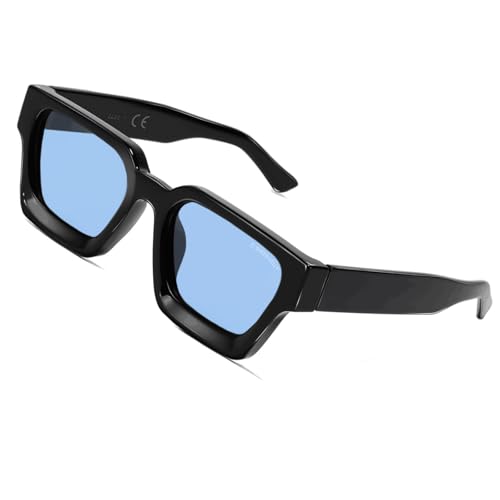 SHEEN KELLY Retro Dicke Rechteck Chunky Sonnenbrille Frauen Männer Trendy Schmale Quadratische Schwarze Tortie Rahmen Mode 90er Jahre Gläser SHEEN KELLY Retro Dicke Rechteck Chunky Sonnenbrille Frauen Männer Trendy Schmale Quadratische Schwarze Tortie Rahmen Mode 90er Jahre Gläser von SHEEN KELLY