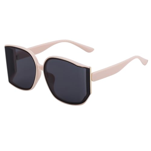 SHEEN KELLY Retro Square Sonnenbrille Männer -Frauen Mode übergroßer Rahmen Vintage Stylish Tint UV400 von SHEEN KELLY