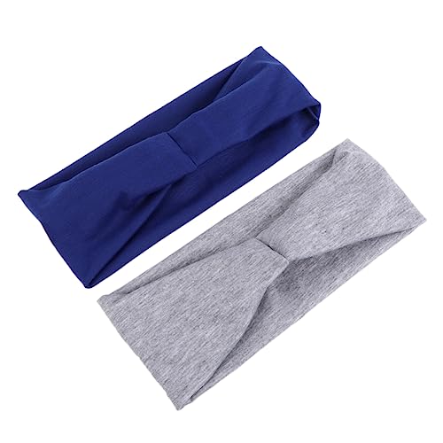 2Stücke Stirnbänder für Ohrenschutz Multifunktionale Fitnesskopfbedeckung Saphirblau für Damen Beim Yoga oder Sport 2Stücke Stirnbänder für Ohrenschutz Multifunktionale Fitnesskopfbedeckung Saphirblau für Damen Beim Yoga oder Sport von SHERCHPRY