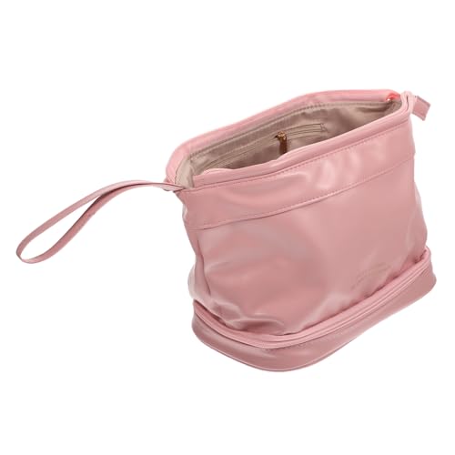 Große Reisetasche für Toilettenartikel Praktische Organizer für Kosmetik Vielseitige Aufbewahrung für Reisen für Männer und Leicht und Tragbar Rosafarbe Große Reisetasche für Toilettenartikel Praktische Organizer für Kosmetik Vielseitige Aufbewahrung für Reisen für Männer und Leicht und Tragbar Rosafarbe von SHERCHPRY