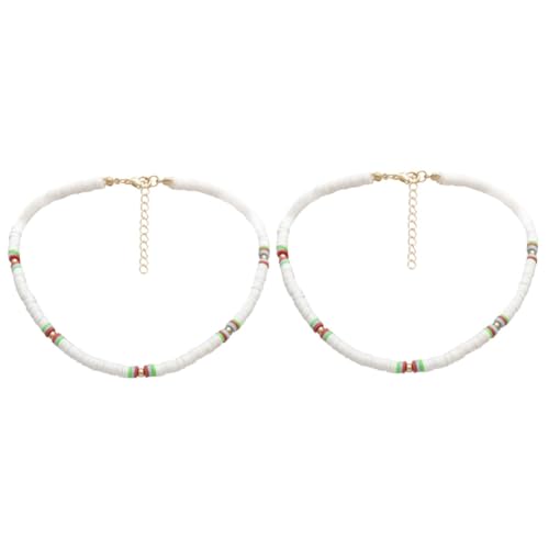 SHERCHPRY 1Stk Perlen Keramik geometrische kreative bunte Halskette Edelstahlkette für Damen Perlenketten eine Halskette Schmuck All-Match-Halskette Halsanhänger aus von SHERCHPRY