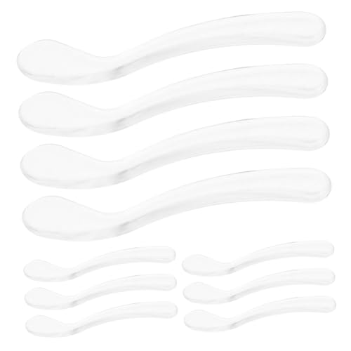 SHERCHPRY 10 Stück Kosmetikspatel für Gesichtscreme Wiederverwendbare Make Up Löffel für Anwendung von Cremes und Lotionen für Schönheitssalons und Unterwegs SHERCHPRY 10 Stück Kosmetikspatel für Gesichtscreme Wiederverwendbare Make Up Löffel für Anwendung von Cremes und Lotionen für Schönheitssalons und Unterwegs von SHERCHPRY