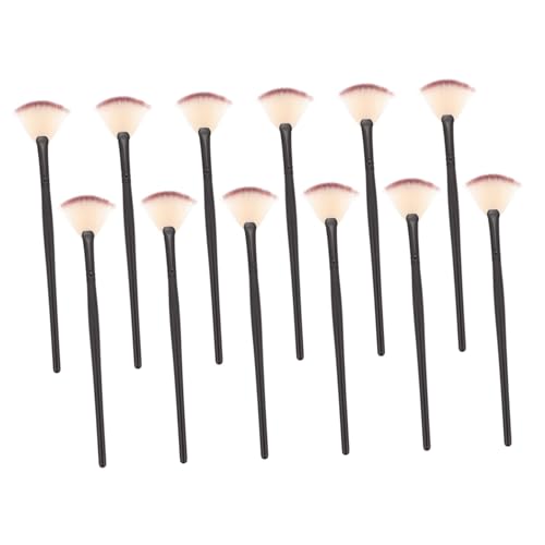 SHERCHPRY 12 Stück Teiliges Fan Förmiger Make Up Pinsel für Gesichtspflege Gesichtsmaske für Professionelle und Private Anwendungen Waschbar und Langlebig für Körperlotion und Mehr SHERCHPRY 12 Stück Teiliges Fan Förmiger Make Up Pinsel für Gesichtspflege Gesichtsmaske für Professionelle und Private Anwendungen Waschbar und Langlebig für Körperlotion und Mehr von SHERCHPRY