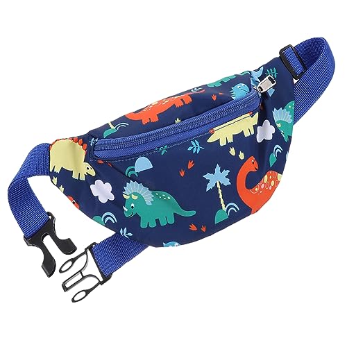 2st Dinosaurier Kinder Brusttasche Kleine Umhängetaschen Für Kinder Bauchtasche Dinosaurier-gürteltasche Dinosaurier-geldbörse Kindertasche Mann Oxford-Stoff Mini Kleiner Rucksack von SHERCHPRY