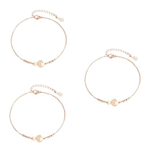 SHERCHPRY 3st Fuß Hängendes Zubehör Nautisch Kristall Fußkettchen Goldenes Fußkettchen Frauen Fußkettchen Armband Fußkettchen Für Damen Attraktives Fußkettchen Strand Schmuck Frisch von SHERCHPRY