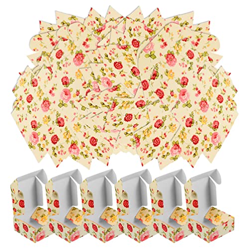 SHERCHPRY Seifenbehälter 60 Stücke Geschenke Verpackung Box Faltbare Kleine Kartons Karton Mit Deckeln Für Schokolade Kerze Süßigkeiten Snacks Kekse Handgemachte Seife von SHERCHPRY