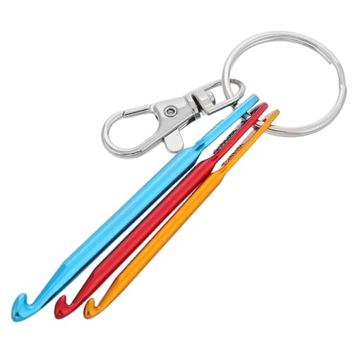 SHERCHPRY Mini Aluminium Häkelnadel Mit Schlüsselanhänger Tragbare Und Handliche Häkelnadeln Für Anfänger Und Erwachsene Für Häkelprojekte Und Stricken Ergonomisches Design Für SHERCHPRY Mini Aluminium Häkelnadel Mit Schlüsselanhänger Tragbare Und Handliche Häkelnadeln Für Anfänger Und Erwachsene Für Häkelprojekte Und Stricken Ergonomisches Design Für von SHERCHPRY
