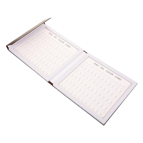 SHERCHPRY Nagellack Farbkarte Farben Display Buch mit Nagelspitzen Nagelkunst Musterbuch für Maniküre und Pediküre für Nagelstudios und Salon Platzsparend SHERCHPRY Nagellack Farbkarte Farben Display Buch mit Nagelspitzen Nagelkunst Musterbuch für Maniküre und Pediküre für Nagelstudios und Salon Platzsparend von SHERCHPRY