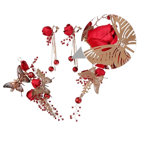 Set Ohrring Haarnadel Braut Haarnadeln Schmetterling Haarspangen Braut Haarspange Haarschmuck für Frauen Damen Anzüge Damen Ohrringe Tiara Seitenclip Hochzeitskleid Stoff Miss Set Ohrring Haarnadel Braut Haarnadeln Schmetterling Haarspangen Braut Haarspange Haarschmuck für Frauen Damen Anzüge Damen Ohrringe Tiara Seitenclip Hochzeitskleid Stoff Miss von SHERCHPRY