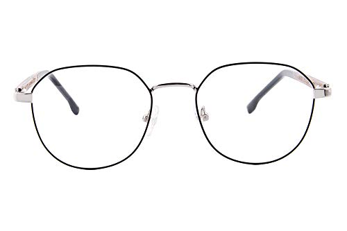 SHINU Frauen Holz Brille Anti Blue Light Kurzsichtige Brille Anti-Muedigkeit Myopie Brille-JS902 von SHINU