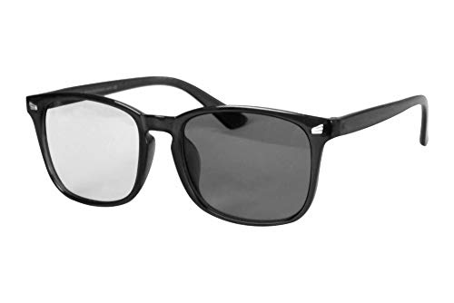 SHINU Photochrome Progressive Multifokus-uebergangs-Lesebrille Anti-Blaulicht-Multifokal-Computer-Sonnenleser-Brillen fuer Maenner Frauen-8068(C5,mit photochrom up 0 down 1.50) von SHINU