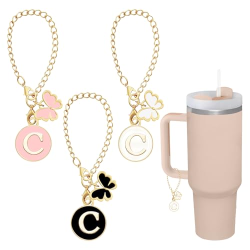 SHIXPIOV Buchstaben-Anhänger für Stanley-Cup, Perlenkette, Zubehör, Stanley-Cup, Initialen-Anhänger für Griff, Wasserflasche, Schmuck, Becher, Name-ID,Herzförmig Letter mit Schmetterlinge(3 Stück,C) SHIXPIOV Buchstaben-Anhänger für Stanley-Cup, Perlenkette, Zubehör, Stanley-Cup, Initialen-Anhänger für Griff, Wasserflasche, Schmuck, Becher, Name-ID,Herzförmig Letter mit Schmetterlinge(3 Stück,C) von SHIXPIOV