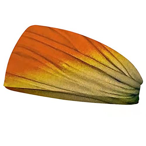 Damen-Stirnbänder, Yoga-Haarband, Muster für Kopfwickel, breiter Turban, elastisches Stirnband, Slip, modisches Haar-Accessoire, modisch, Sport, Workout, Haarbänder von SHOOYIO