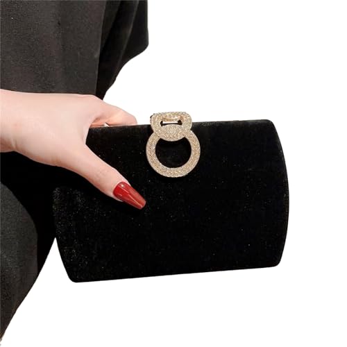 Elegante Abendtasche Samt Handtasche Schultertaschen Hochzeit Geldbörse für Party Abschlussball Bankett Zeigen Sie Ihren Look von SHOOYIO