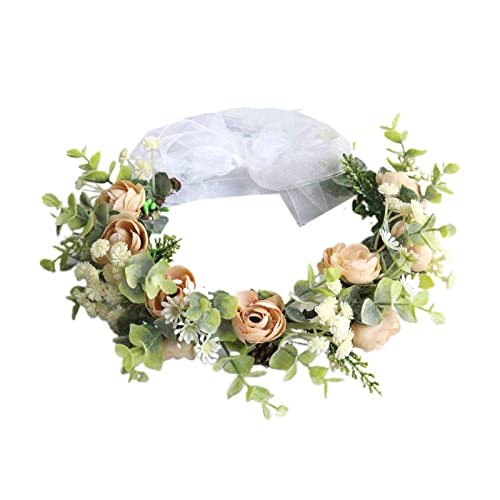 Haarreif für Hochzeit, Party, Braut, dünnes Seitenhaarband, Blumenkronen, dünne Kronen für Mädchen, Haarschmuck, Hochzeits-Stirnbänder für Damen, Haarschmuck für Damen, Hochzeits-Stirnbänder für von SHOOYIO