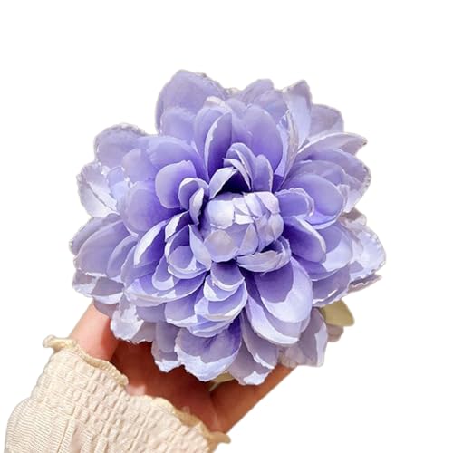 SHOOYIO Große Blumen Haarspange Für Frauen Elegante Und Einzigartige Haarklammer Kopfbedeckung Hochzeit Party Haarschmuck Haarspangen von SHOOYIO