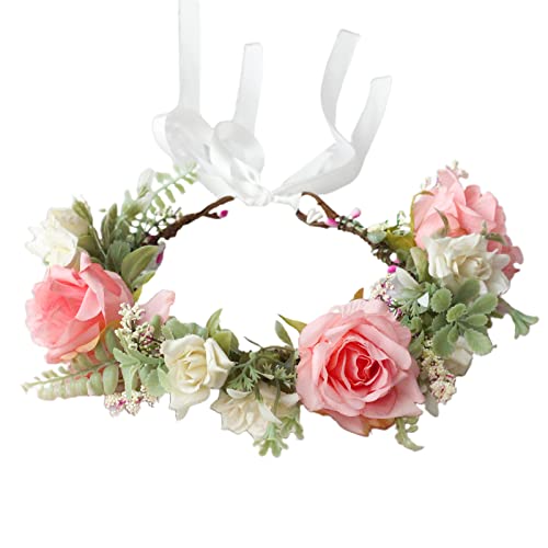 Zarte Blumen-Dekoration, dünne Seitenkronen, Braut-Haarreifen, modisch, für Hochzeit, Party, Frisur, Kopfbedeckung, bunte Blume für Hochzeit, Mädchen, für Mädchen, zum Fotografieren von SHOOYIO