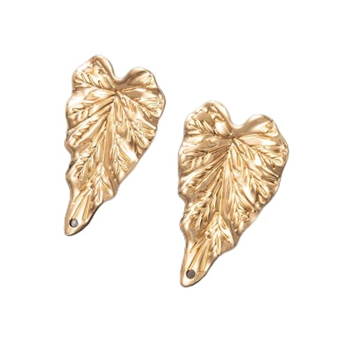 Damen-Ohrringe, Boho-Blatt-Ohrringe for Frauen, trendige, personalisierte, leichte Vintage-Palmblätter, detaillierte Adern, Statement-Ohrhänger, Schmuck, Geschenk von SHOUKAII