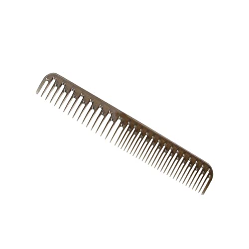 Kamm for die Haarpflege, Friseurkamm, doppelseitiger Kamm, feiner und breiter Zahn-Haarkamm, Haarstyling-Kamm for Männer, Frauen und Kinder, Haarbürste (Color : Brass) von SHOUKAII