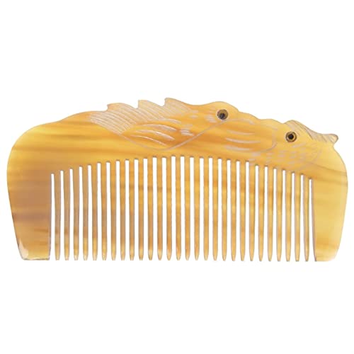 SHOUKAII Kamm Haarpflege Naturhornkamm Feinzahnkamm Haarkamm EIN Haarstylingkamm for Männer, Frauen und Kinder - for alle Haartypen Haarbürste (Color : B) von SHOUKAII