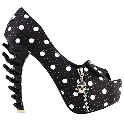 SHOW STORY Black Polka Dots Mothers Day Gifts Spring Cleaning Pumps,LF80624CH39,39EU,Black Polka Dots von SHOW STORY