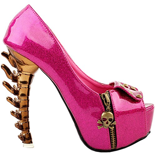 SHOW STORY Cute Sexy Romantic Fashion Gift for Her Pumps,LF80624AM40,40EU,Hot Pink von SHOW STORY