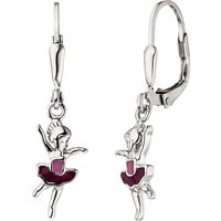 SIGO Kinder Ohrhänger Ballerina 925 Sterling Silber Ohrringe Boutons Kinderohrringe von SIGO