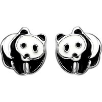 SIGO Kinder Ohrstecker Panda 925 Sterling Silber Ohrringe Silberohrringe von SIGO