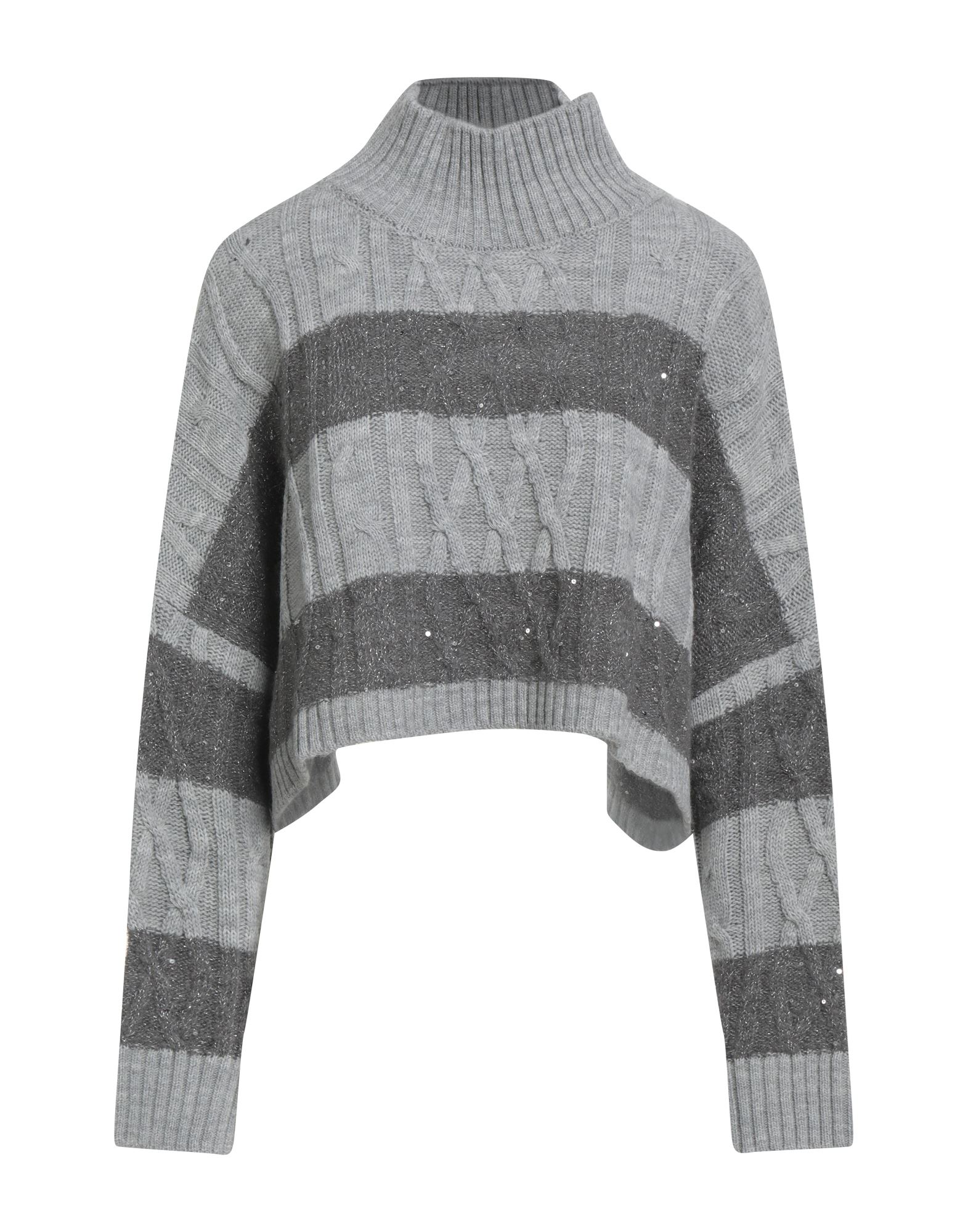 SIMONA CORSELLINI Rollkragenpullover Damen Grau SIMONA CORSELLINI Rollkragenpullover Damen Grau von SIMONA CORSELLINI