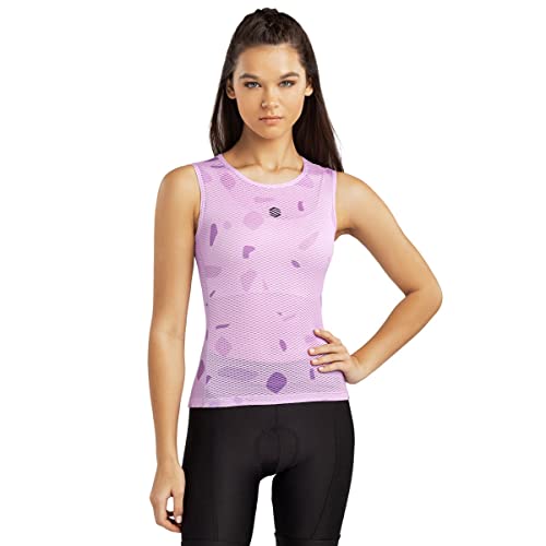 SIROKO - Ärmelloses Radsport-Baselayer für Damen Hesse - S-M - Lavendel von SIROKO