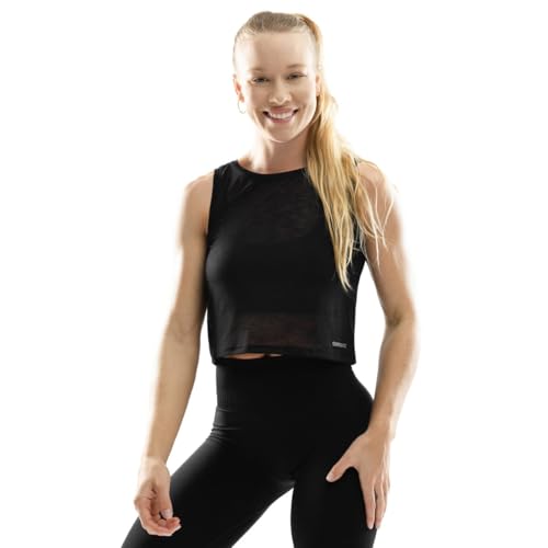 SIROKO - Ärmelloses Trainings-Croptop Beat - S - Schwarz SIROKO - Ärmelloses Trainings-Croptop Beat - S - Schwarz von SIROKO