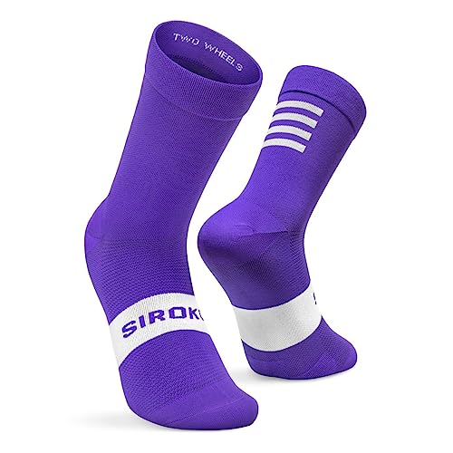 SIROKO - Fahrradsocken S1 Purple Angliru - XL-XXL - Violett von SIROKO