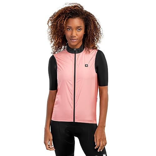 SIROKO - Fahrradweste Windstopper für Damen V1-W Pink Wind - S - Schweinchenrosa von SIROKO