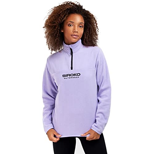 SIROKO - Fleece Half Zip für Damen Aurora-W - XS - Lavendel von SIROKO