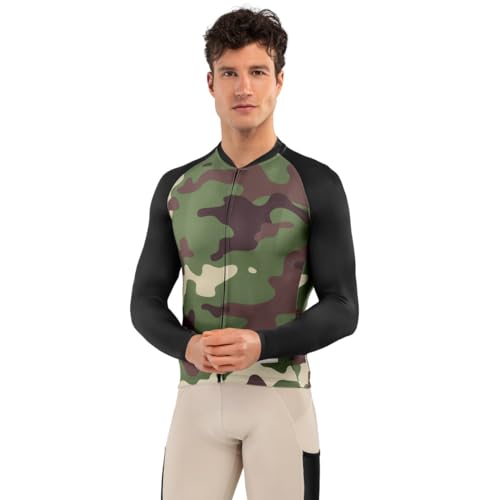 SIROKO - Gravel Trikot GM2 Camouflage - XXL - Schwarz/Armeegrün von SIROKO