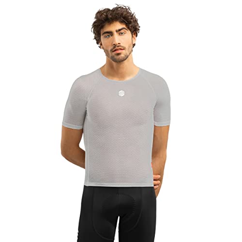 SIROKO - Kurzarm Radsport-Baselayer Brume - S-M - Grau von SIROKO