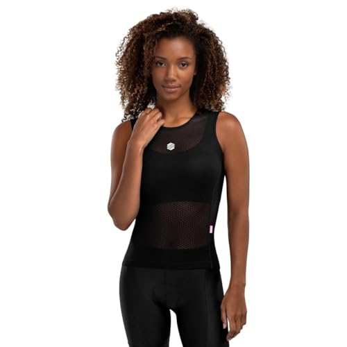 SIROKO - Ärmelloses Radsport-Baselayer für Damen Landscape - S-M - Schwarz von SIROKO