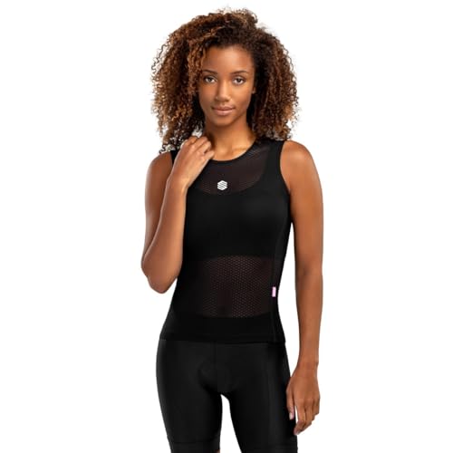 SIROKO - Ärmelloses Radsport-Baselayer für Damen Landscape - L-XL - Schwarz von SIROKO