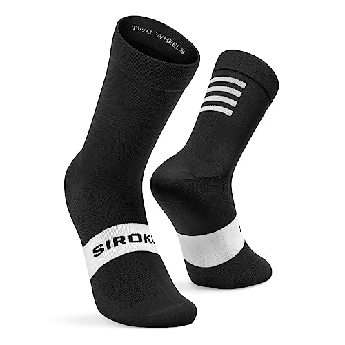 SIROKO - Fahrradsocken S1 Black Kapelmuur - XS-S - Schwarz von SIROKO