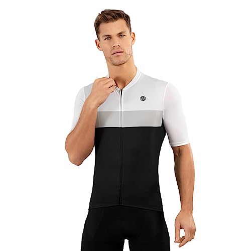 SIROKO - Radtrikot M3 Podium - XS - Schwarz/Weiß von SIROKO