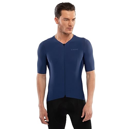 SIROKO - Radtrikot SRX PRO Tirreno - XXL - Marineblau von SIROKO