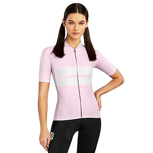 SIROKO - Radtrikot für Damen M2 Dalsnibba - XL - Bubblegum Pink/Weiß von SIROKO