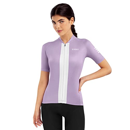 SIROKO - Radtrikots für Damen M3 Acadia - XL - Mauve/Weiß von SIROKO