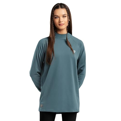 SIROKO - Thermo Shirt für Schnee für Damen Slush-W Steel - M - Stahlblau von SIROKO